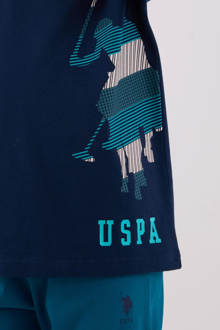 U.s. Polo Assn. Erkek Çocuk Logolu Lacivert %100 Pamuklu Uzun Kollu Paça Lastikli Pijama Takım Lacıvert U.s. Polo Assn. Erkek Çocuk Logolu Lacivert %100 Pamuklu Uzun Kollu Paça Lastikli Pijama Takım Lacıvert