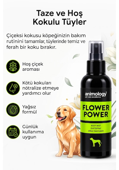 Animology Flower Power Fragrance Mist Köpek Parfümü 150 Ml
