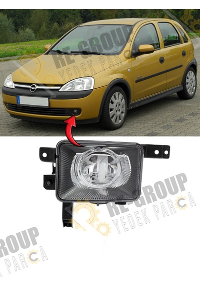 Opel Corsa C Ön Sis Farı Düz Kasa 2001-2003 -sol- 1710039