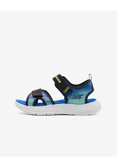 Skechers Mıcrospec-splash Büyük Erkek Çocuk Siyah Sandalet 407034l Bklm Siyah