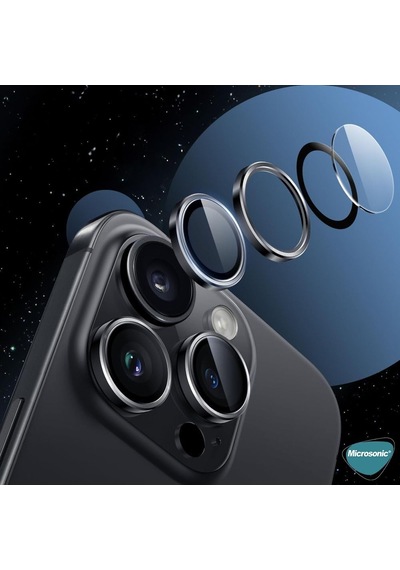 Realme 14x 5g Tekli Kamera Lens Koruma Camı Gümüş Realme 14x 5g İle Uyumlu Ekran Koruyucu - Gümüş