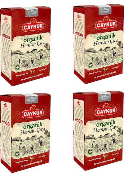Çaykur Organik Hemşin Siyah Dökme Çay 4 x 400 G
