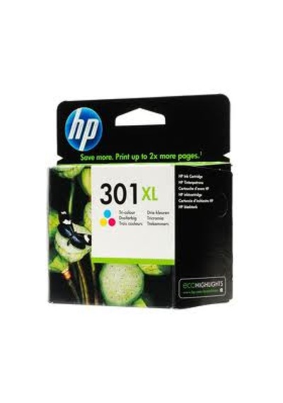 HP CH564EE (301XL) UC RENKLI YUKSEK KAPASITE  I MUREKKEP KARTUSU