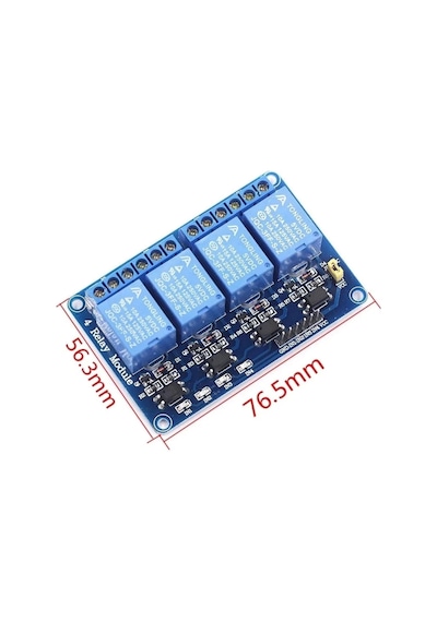 4 Kanal 5v Röle Modül Ac 250v 10a