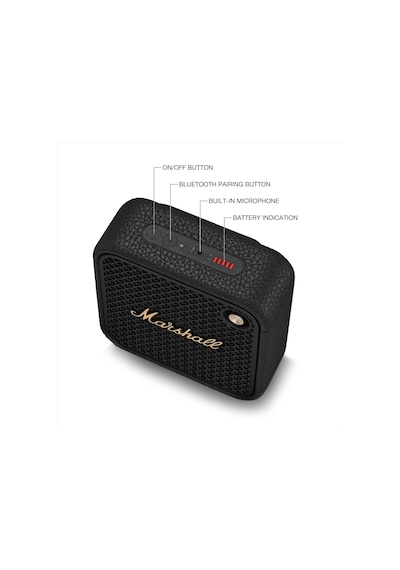 Willen Iı Bluetooth Hoparlör, Blk&brass