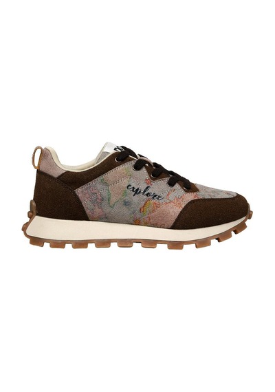 Kadın Vegan Deri Çok Renkli Sneakers - Explore Tasarım