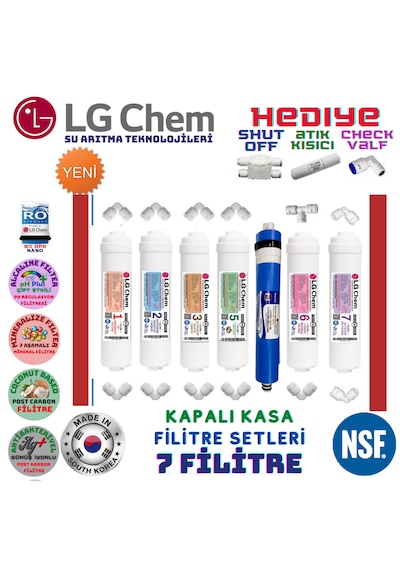 Lg Chem Gold Beyaz Pompalı Montaj Dahil 12 Lt 14 Aşama Su Arıtma
