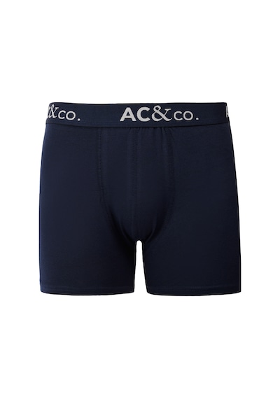 Ac&Co / Altınyıldız Classics Erkek Lacı-Yesıl Desenli Pamuklu Esnek 3'Lü Boxer Paketi