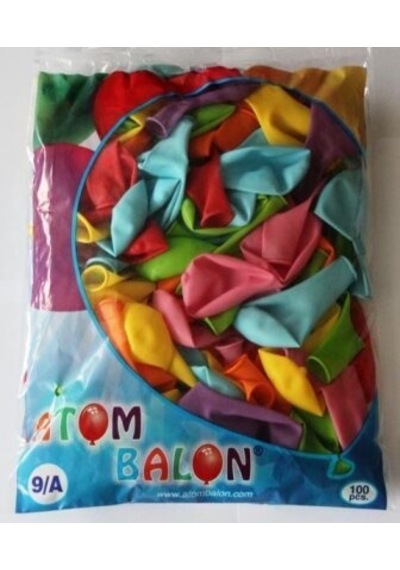Atom Balon 100 Adet 9/a Standart