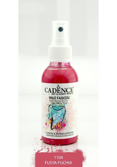 Cadence Your Fashion Sprey Kumaş Boyası 100Ml - 1104 Fuşya