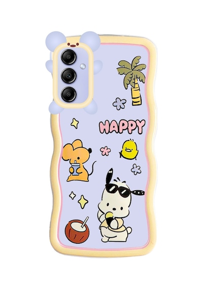 Samsung Galaxy Uyumlu A54 5g Kılıf Marla Seri Desenli Silikon Kapak