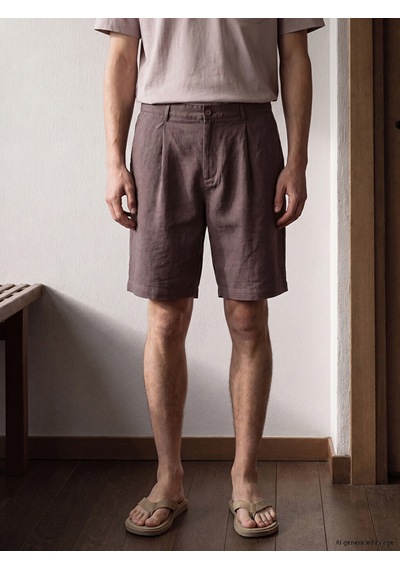 Lcw Vision Kahverengi Loose Fit Erkek Şort