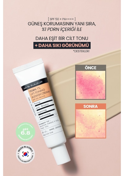 %1 Pdrn Cilt Tonu Eşitleyici Sıkı Görünüm Destekleyen Bb Krem Spf50+ Pa++++ Lıft-tonıng Blemısh Cream Standart