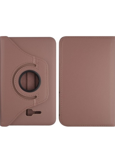 Samsung Uyumlu Galaxy T111 Tab 3 Lite Için Nettech 0.7 Mm Suni Deri 360