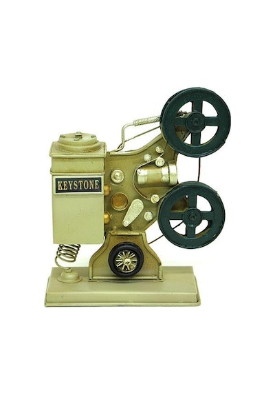 Dekoratif Metal Sinemaskop Biblo Vintage Ev Ofis Hediyelik