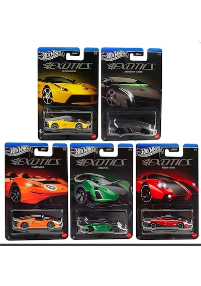 Hot Wheels Silver Series Exotics 5'li Set Gdg44 - 977u Ferrarili Set Çok Renkli