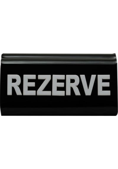 Rezerve Adisyonlu Siyah - Beyaz