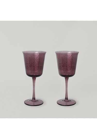 Linens Alexa 2'li 370 Ml Kadeh Mürdüm Mürdüm
