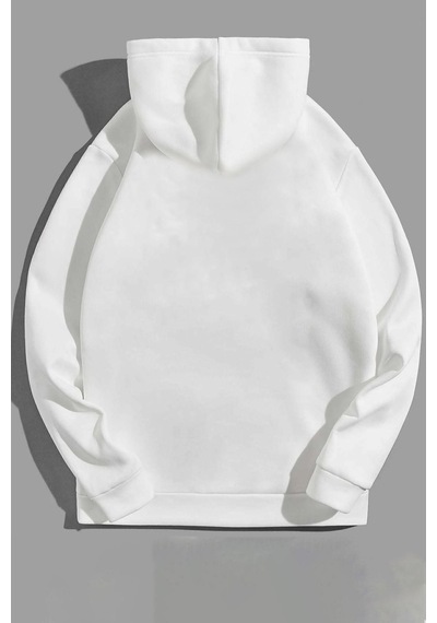 Uyguntarz Unisex Ken Kaneki Baskılı Sweatshirt beyaz