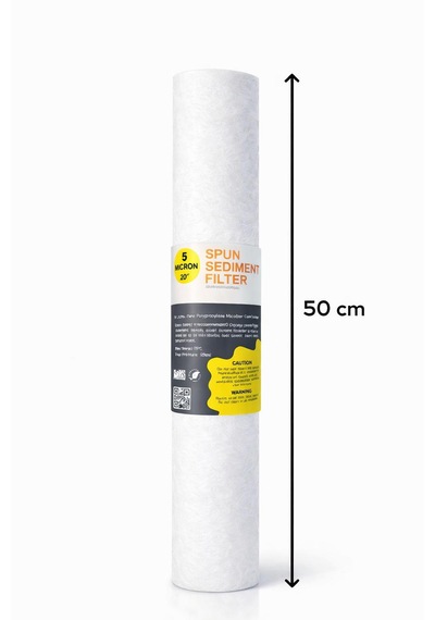 20 Inç Su Arıtma Cihazları Için -5 Mikron- Filtre 1 Adet