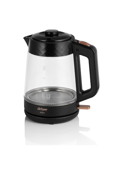 Arzum AR3101 Gusto Cam Çay Makinesi 1900 W 0.9 L Demlik Kapasitesi