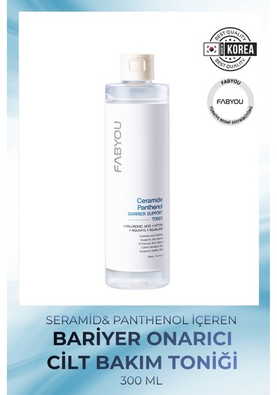 Seramid Ve Panthenol İçeren Bariyer Yüz Toniği 300 Ml