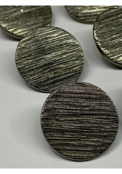 Trençkot Ceket Düğmesi Takımı Çizgili Para Model Antrasit 2 Cm