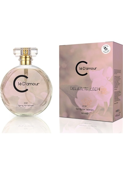 Cle D'Amour Delicate Lady Women Vegan EDP Kadın Parfüm Çiçeksi 3 x 100 ML