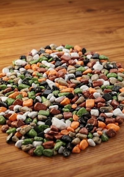 İpek Değirmen Çakıl Taşı Çikolata Draje 2 kg Renkli Sütlü Çikolatalı Lüks Avantaj Boy Ekonomik Hediyelik