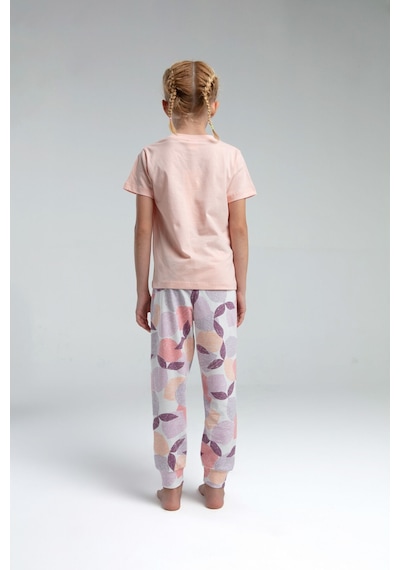 Rolypoly Kız Çocuk Pembe Pijama Takımı Pembe