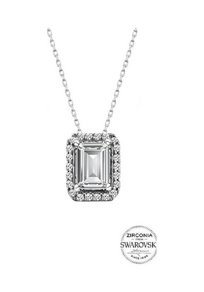 Gümüş Swarovski Baget Taşlı Pırlanta Modeli Üçlü Set