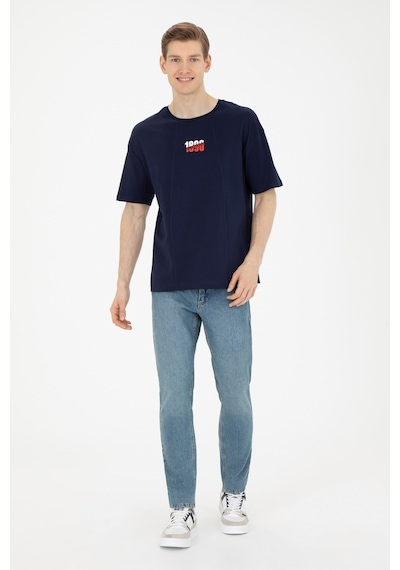 U.S. Polo Assn. Erkek Comfort Fit Bisiklet Yaka Lacivert Tişört 50287049-VR033 U.S. Polo Assn. Erkek Comfort Fit Bisiklet Yaka Lacivert Tişört 50287049-VR033