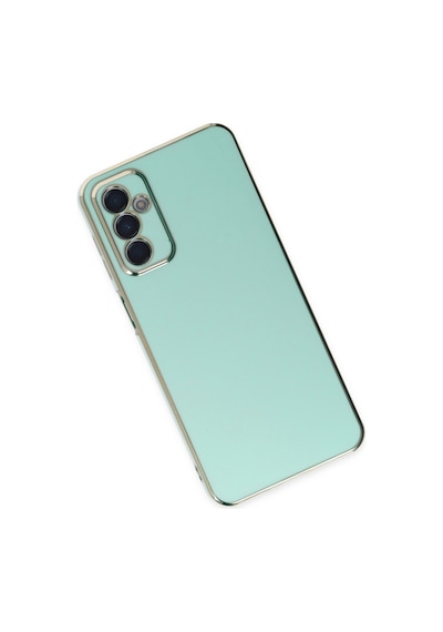 Samsung Galaxy Uyumlu , M23 Kılıf Volet Silikon - Açık Yeşil