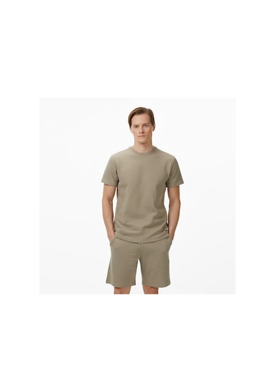 Nautica Erkek Bej Regular Fit T-shirt Düz V55318t Bej