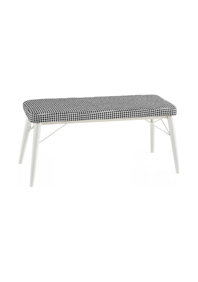 Bench Puf Metal Ayaklı Kazayağı Kumaş 40cmx95cm