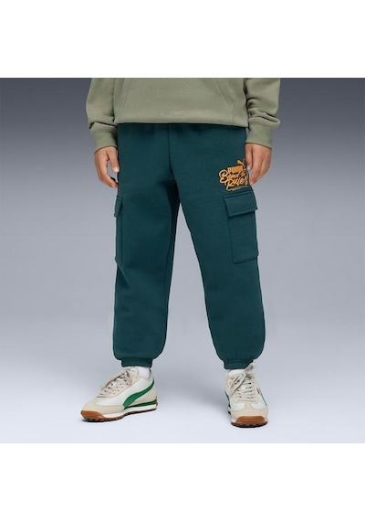 Puma Mid90s Cargo Çocuk Yeşil Eşofman Altı Yeşil