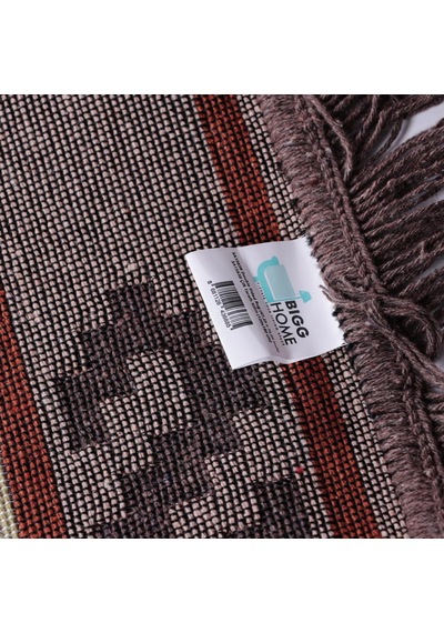 Bigghome Çift Taraflı Kilim, Makinede Yıkanabilir, Modern Desenli, 120 180 Cm, Sa1583b