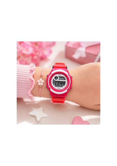 Su Geçirmez Dijital Kız Çoçuk Genç Kol Saati Pembe - 892135023 Pembe
