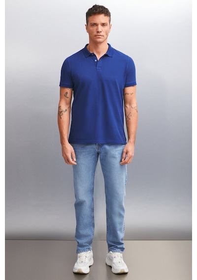 Grimelange Tarnex Erkek %100 Pamuk Kısa Kollu Regular Fit Lacivert Polo Yaka T-shirt Grimelange Tarnex Erkek %100 Pamuk Kısa Kollu Regular Fit Lacivert Polo Yaka T-shirt
