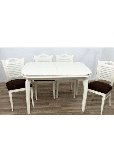 Bengimobilya Masa Muz Merdiven Sandalye Takım Model Parlak Lake Kayın Torna Re Bengimobilya Masa Muz Merdiven Sandalye Takım Model Parlak Lake Kayın Torna Re