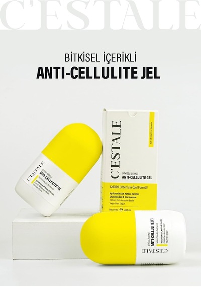 C Estale Selülit Karşıtı Roll-on Masaj Jeli Kafein, Karnitin, Hyaluronik Asit Ve Bitkisel Özler Sıkılaştırıcı & Pürüz Görünümü Azaltıcı Etki 50 Ml