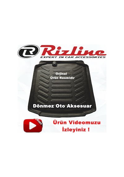 Skoda Rapid 3D Bagaj Havuzu Paspası Sedan 2012-2019 Arası Rizline N11.11995