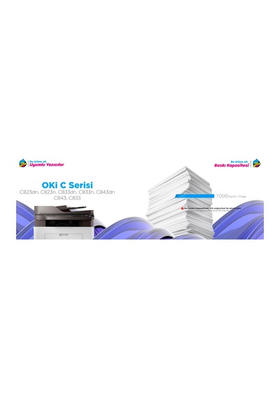 Okı 46471107 Uyumlu Toner Mavi - C823 / C833 / C843