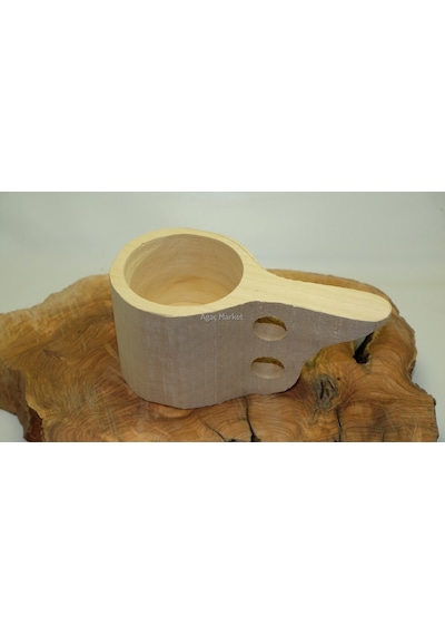Kuksa Ayous Ağacı (Şekillendirilmiş-Delik Hazır)