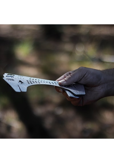 Kamp Ayısı Çelebi Bushcraft Jel Yakıtlı Osmanlı Ocağı Gri