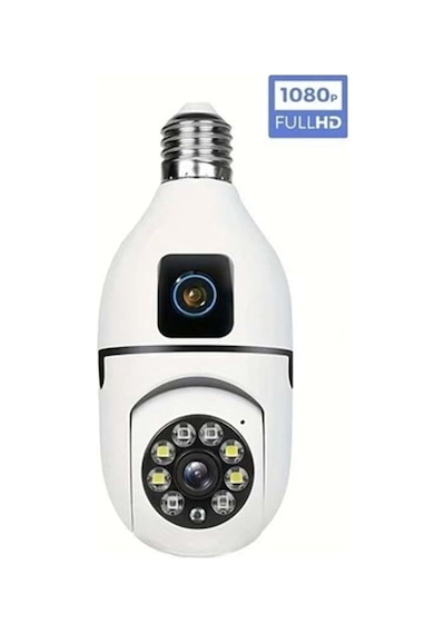 O-kam 4046 2mp Ampül Kamera Wifi Gece Görüşlü Çift Lensli