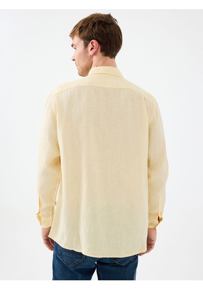LOFT Regular Fit Erkek Gömlek U.kol Lf2039339 Q1.v1 Light Yellow