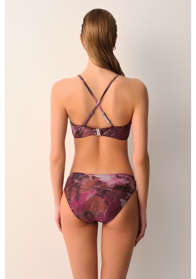 Suwen Batic Biyeli Straplez Bikini Üst Sb26184690690 Batik