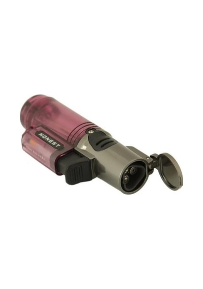 Üç Torch Pürmüz Pembe Plastik Puro Çakmak