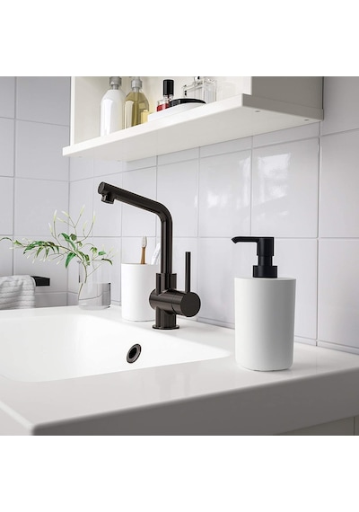 Ikea Asıa 3 Parça Banyo Aksesuar Setleri, Sabunluk, Diş Fırçası Tutucu Ve Tepsi, Beyaz Sku: Smg8690010196927 Açık Bej